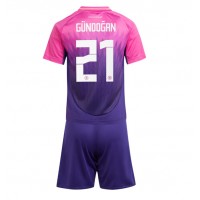 Camisa de time de futebol Alemanha Ilkay Gundogan #21 Replicas 2º Equipamento Infantil Europeu 2024 Manga Curta (+ Calças curtas)